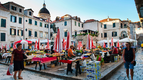 place Gunduliceva poljana Dubrovnik