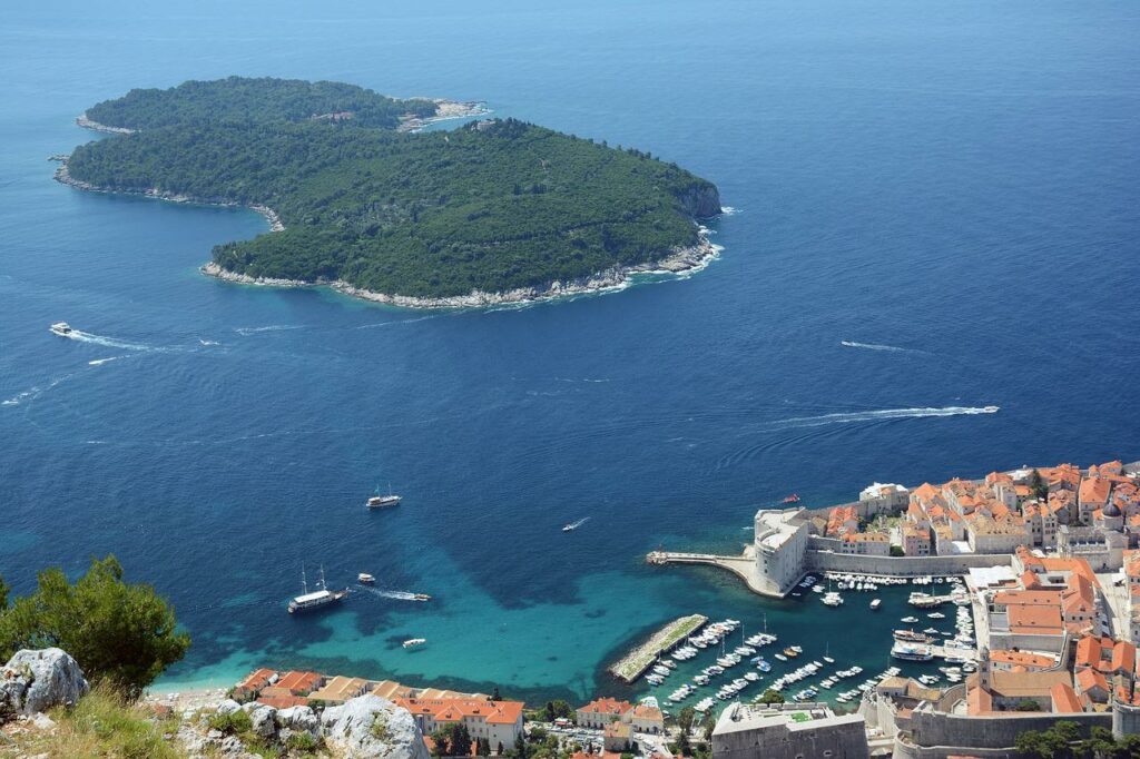 Port de Durbovnik et Lokrum