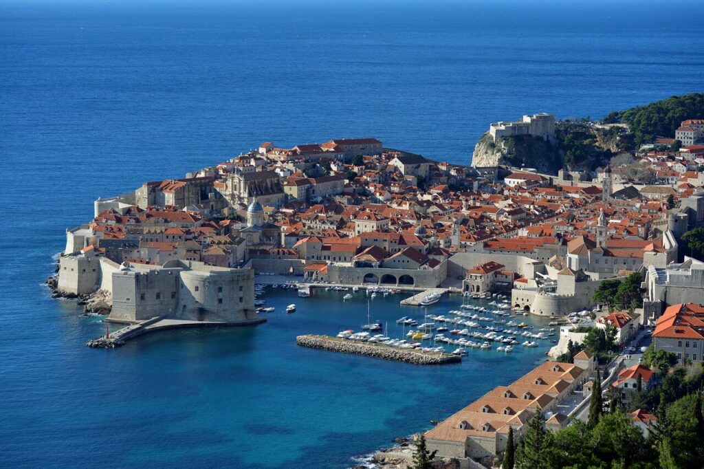 Vue fortifications Dubrovnik