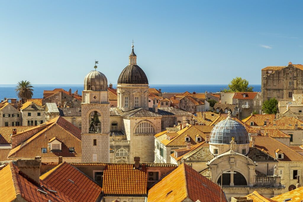 Vue sur les toits de Dubrovnik