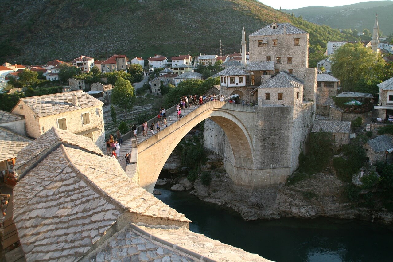 Vue du Pont de Mostar